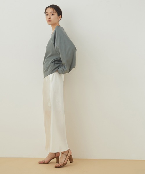 ADAM ET ROPE'（アダムエロペ）の「アシメラインストラップサンダル（サンダル・レディース・オフホワイト/キャメル/ピンク・22.5cm/23.0cm/23.5cm/24.0cm/24.5cm）」の11枚目の写真