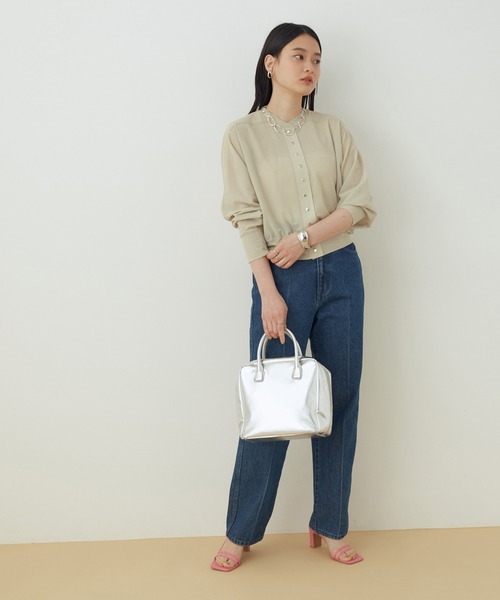 ADAM ET ROPE'（アダムエロペ）の「アシメラインストラップサンダル（サンダル・レディース・オフホワイト/キャメル/ピンク・22.5cm/23.0cm/23.5cm/24.0cm/24.5cm）」の16枚目の写真