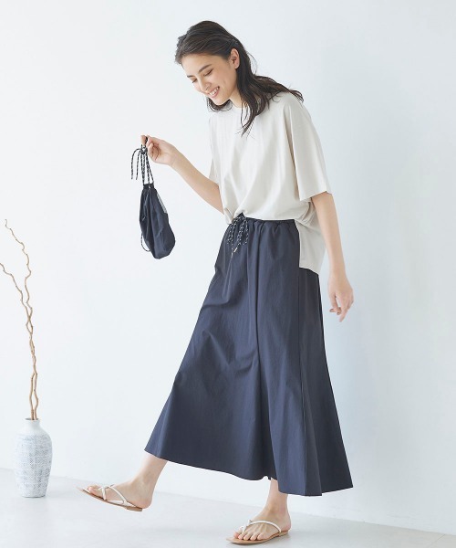 LIPSTAR（リップスター）の「【セット商品】サコッシュ付き撥水フレアスカート（スカート・レディース・ピンク/ベージュ/ブラック・M）」の11枚目の写真