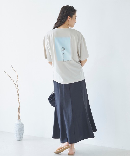 LIPSTAR（リップスター）の「【セット商品】サコッシュ付き撥水フレアスカート（スカート・レディース・ピンク/ベージュ/ブラック・M）」の4枚目の写真