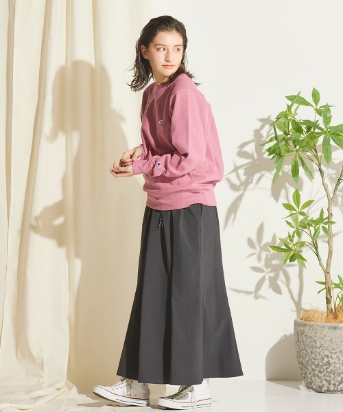 LIPSTAR（リップスター）の「【セット商品】サコッシュ付き撥水フレアスカート（スカート・レディース・ピンク/ベージュ/ブラック・M）」の16枚目の写真