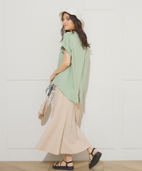 LIPSTAR（リップスター）の「【セット商品】サコッシュ付き撥水フレアスカート（スカート・レディース・ピンク/ベージュ/ブラック・M）」の10枚目の写真