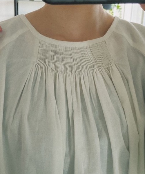 niko and...（ニコアンド）の「2WAYタックワンピース【インスタグラマーコラボ】（ワンピース・レディース・ブラック/オフホワイト/イエロー・FREE）」の19枚目の写真