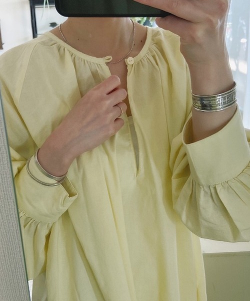 niko and...（ニコアンド）の「2WAYタックワンピース【インスタグラマーコラボ】（ワンピース・レディース・ブラック/オフホワイト/イエロー・FREE）」の22枚目の写真