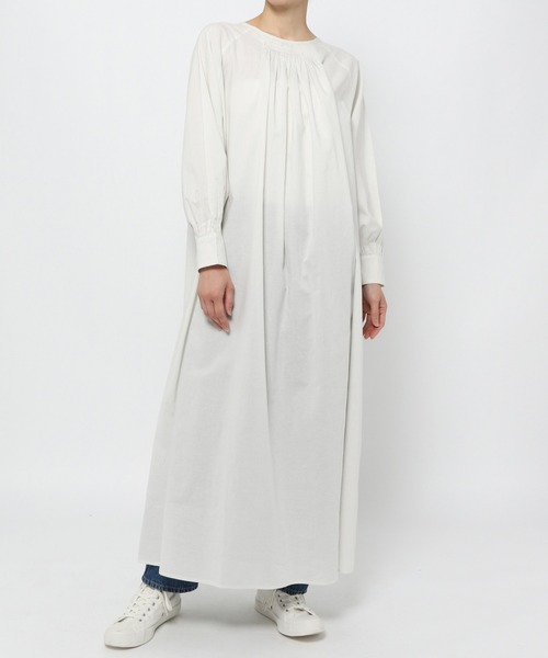 niko and...（ニコアンド）の「2WAYタックワンピース【インスタグラマーコラボ】（ワンピース・レディース・ブラック/オフホワイト/イエロー・FREE）」の7枚目の写真