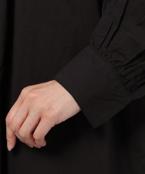 niko and...（ニコアンド）の「2WAYタックワンピース【インスタグラマーコラボ】（ワンピース・レディース・ブラック/オフホワイト/イエロー・FREE）」の8枚目の写真