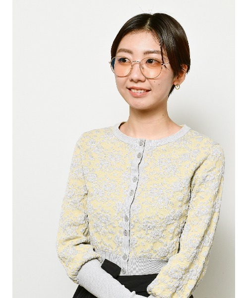 LILY BROWN（リリーブラウン）の「ブルーライトカット縁メガネ（メガネ・レディース・クリア/ブラック・FREE）」の9枚目の写真