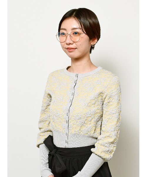 LILY BROWN（リリーブラウン）の「ブルーライトカット縁メガネ（メガネ・レディース・クリア/ブラック・FREE）」の13枚目の写真