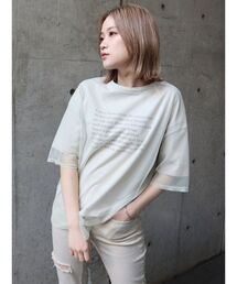 レイヤードシアーチュールトップス