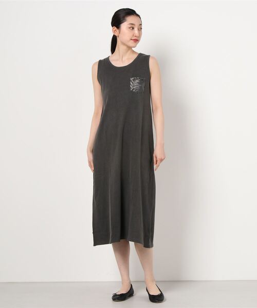 BILLABONG（ビラボン）の「BILLABONG/ビラボン ロング丈  タンクトップワンピース   BB013-369（ワンピース・レディース・ホワイト/ブラック・M/L）」の2枚目の写真