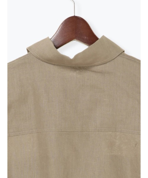 Te chichi CLASSIC（テチチクラシック）の「フレンチリネンサファリジャケット（その他アウター・レディース・カーキ/ブラウン/キナリ・ﾌﾘ-）」の16枚目の写真