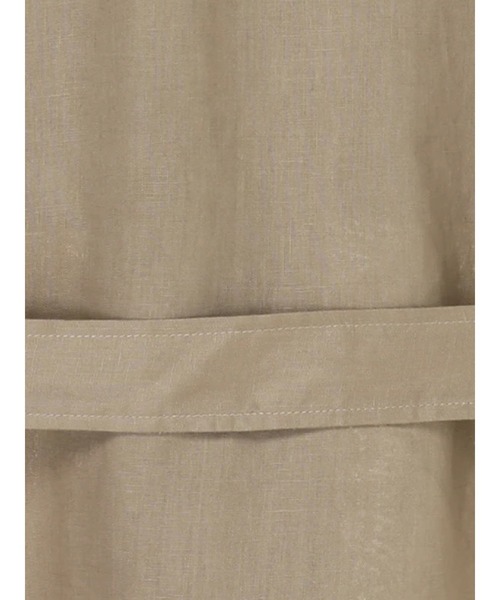 Te chichi CLASSIC（テチチクラシック）の「フレンチリネンサファリジャケット（その他アウター・レディース・カーキ/ブラウン/キナリ・ﾌﾘ-）」の17枚目の写真