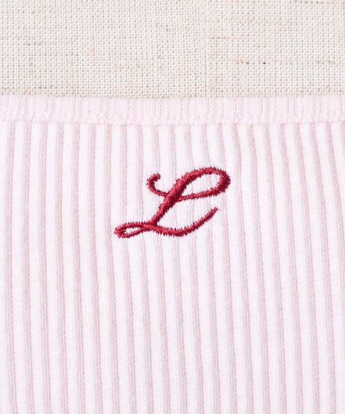 one after another NICE CLAUP（ワンアフターアナザーナイスクラップ）の「アルファベット刺繍ロゴキャミソール（キャミソール・レディース・ホワイト系その他/ホワイト系その他2/ホワイト系その他3/ブラック系その他/ブラック系その他2/ブラック系その他3/ピンク系その他/ピンク系その他2/ピンク系その他3・FREE）」の20枚目の写真