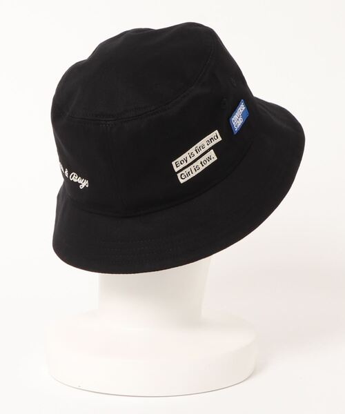 CONVERSE STARS（コンバーススターズ）の「モチーフバケットハット（ハット・レディース・ブラック/ネイビー/ベージュ・FREE）」の4枚目の写真