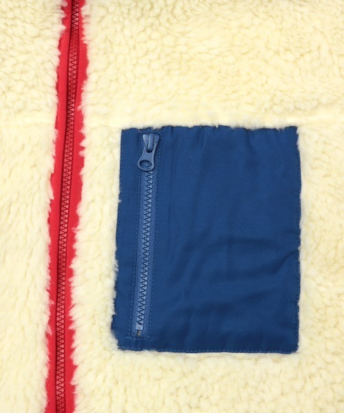 チチカカ（チチカカ）の「シャギーボア配色ベスト 【ユニセックス】（ベスト・メンズ・ブラック/オフホワイト・MEDIUM/LARGE）」の21枚目の写真