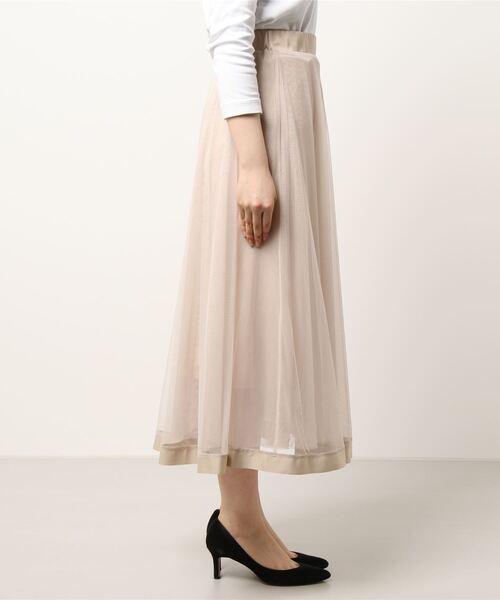 FEERICHELU（フェリーシェル）の「スカート チュール＆裾グログラン リバーシブル FEERICHELU（スカート・レディース・ベージュ/ネイビー/ブラック・S/M）」の11枚目の写真