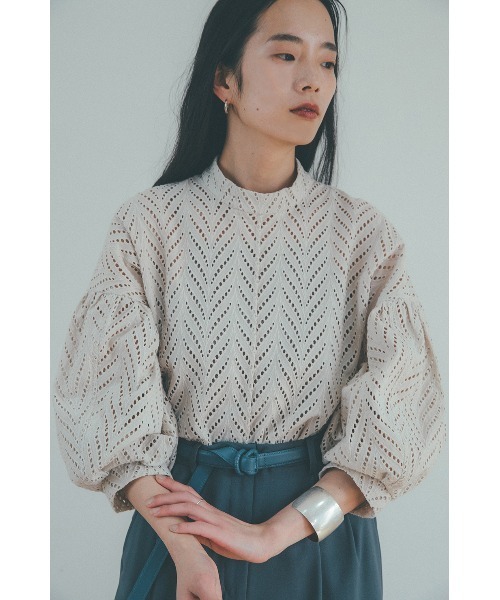 CLANE CUT EMBROIDERY TOPS クラネ CLANE（クラネ）の「CLANE/クラネ/カットエムブロイダリトップス/CUT