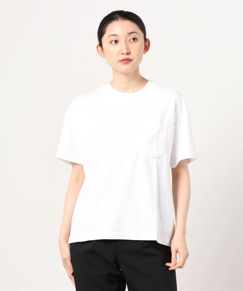 GAP（ギャップ）の「ポケットtシャツ（Tシャツ/カットソー・レディース・ブラック/ホワイト/ネイビー/ミント/ブルー系その他/ライトグレー・XS/S/M/L/XL/XXS）」の2枚目の写真