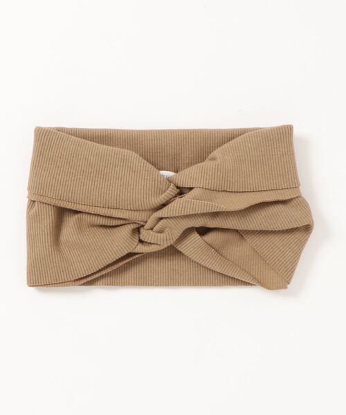 SALON adam et rope'(サロン アダム エ ロペ)の「【La Maison de Lyllis】LOOP(ヘアバンド・レディース・キャメル/ブラック/キナリ・FREE)」の3枚目の写真