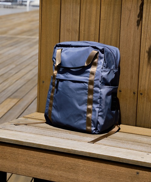 PUAL CE CIN（ピュアルセシン）の「OTONA　NYLON　M　RUCK／ナイロンバックパック／リュック（バックパック/リュック・レディース・ブルー系その他/ブラウン系その他/ベージュ系その他/グレー系その他/ブラック系その他・FREE）」の5枚目の写真