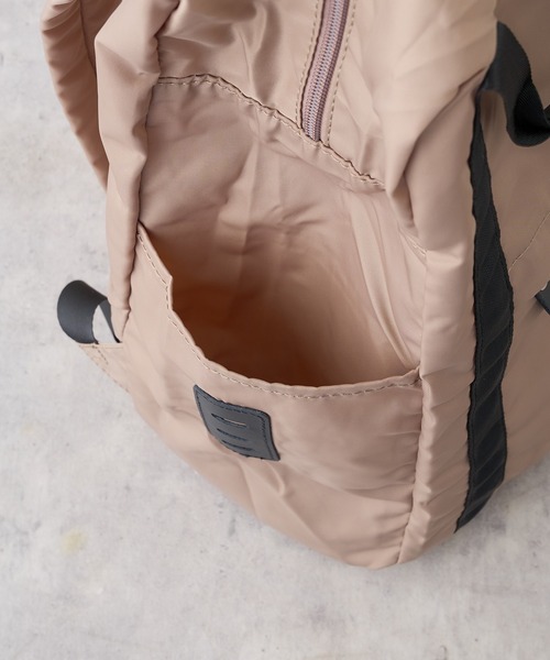 PUAL CE CIN（ピュアルセシン）の「OTONA　NYLON　M　RUCK／ナイロンバックパック／リュック（バックパック/リュック・レディース・ブルー系その他/ブラウン系その他/ベージュ系その他/グレー系その他/ブラック系その他・FREE）」の12枚目の写真