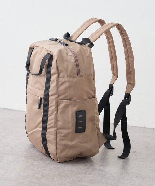 PUAL CE CIN（ピュアルセシン）の「OTONA　NYLON　M　RUCK／ナイロンバックパック／リュック（バックパック/リュック・レディース・ブルー系その他/ブラウン系その他/ベージュ系その他/グレー系その他/ブラック系その他・FREE）」の18枚目の写真