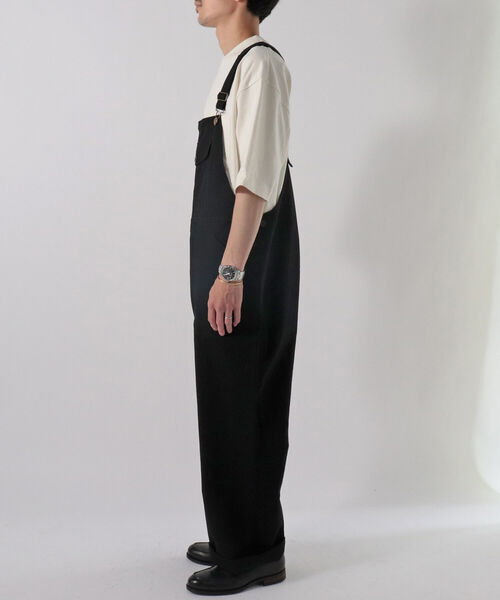 GLOSTER（グロスター）の「ミリタリーオーバーオール　サロペット　オールインワン（サロペット/オーバーオール・メンズ・ブラック/カーキ・M/L）」の8枚目の写真