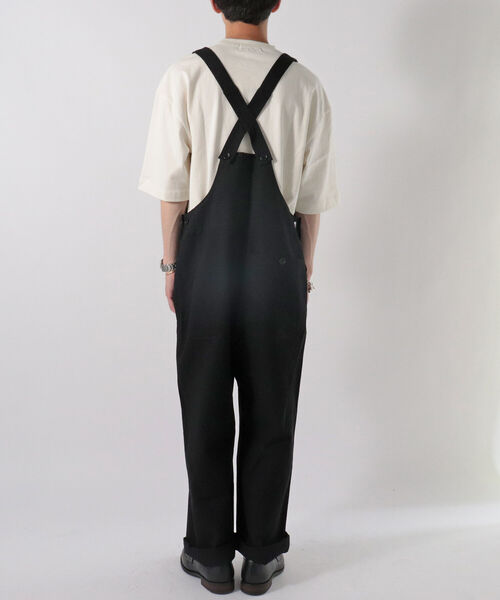 GLOSTER（グロスター）の「ミリタリーオーバーオール　サロペット　オールインワン（サロペット/オーバーオール・メンズ・ブラック/カーキ・M/L）」の3枚目の写真