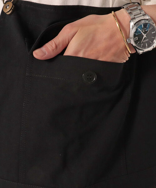 GLOSTER（グロスター）の「ミリタリーオーバーオール　サロペット　オールインワン（サロペット/オーバーオール・メンズ・ブラック/カーキ・M/L）」の6枚目の写真