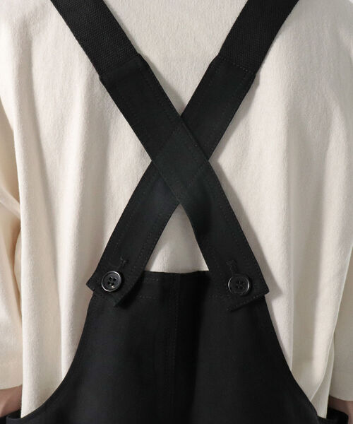 GLOSTER（グロスター）の「ミリタリーオーバーオール　サロペット　オールインワン（サロペット/オーバーオール・メンズ・ブラック/カーキ・M/L）」の9枚目の写真