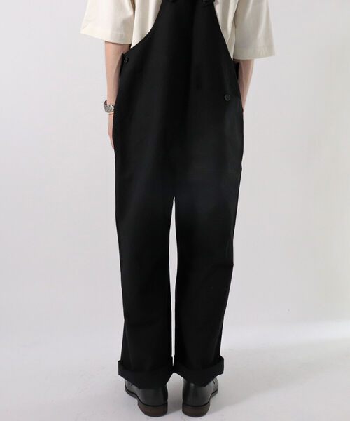 GLOSTER（グロスター）の「ミリタリーオーバーオール　サロペット　オールインワン（サロペット/オーバーオール・メンズ・ブラック/カーキ・M/L）」の4枚目の写真