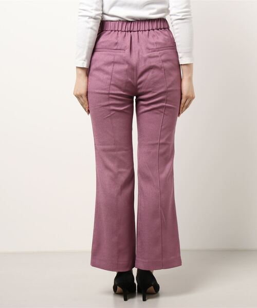 LOWRYS FARM（ローリーズファーム）の「イージーフレアパンツ　953007（スラックス・レディース・チャコールグレー/ベージュ/ピンク/ライム・SMALL/MEDIUM/LARGE）」の5枚目の写真