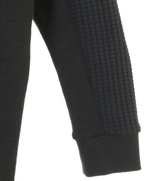 RATTLE TRAP（ラトルトラップ）の「ビッグワッフルカーディガン（カーディガン/ボレロ・メンズ・ブラック/ベージュ・M/L）」の21枚目の写真