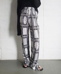 me+em select | 【 2021S/S  New! 】ペイズリースリットプリーツパンツ(その他パンツ)