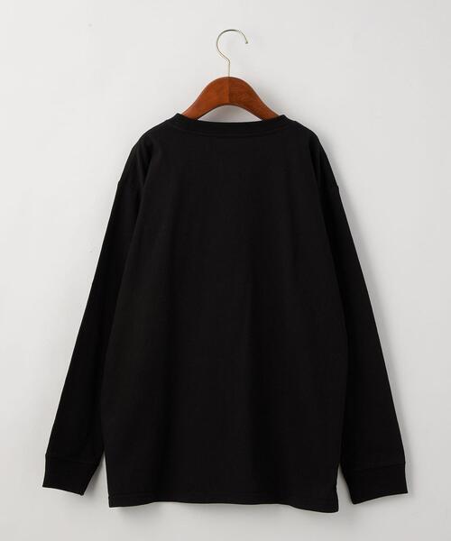 grn(ジーアールエヌ)の「【別注】EX<grn outdoor >ポケットオーバーサイズロングスリーブ/ Tシャツ M(Tシャツ/カットソー・キッズ・ブラック/ホワイト・M(140-150))」の5枚目の写真