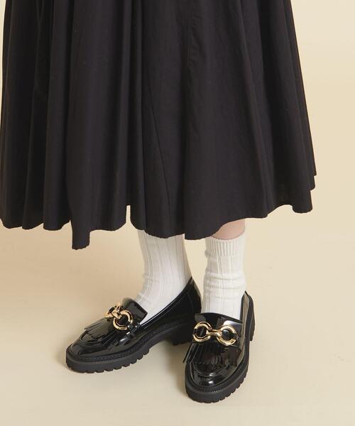 ODETTE E ODILE(オデットエオディール)の「【WEB限定】ビットキルト フラット45●↑(ローファー・レディース・ブラック/ブラウン/オフホワイト/その他1・22cm/22.5cm/23cm/23.5cm/24cm/24.5cm/25cm)」の1枚目の写真