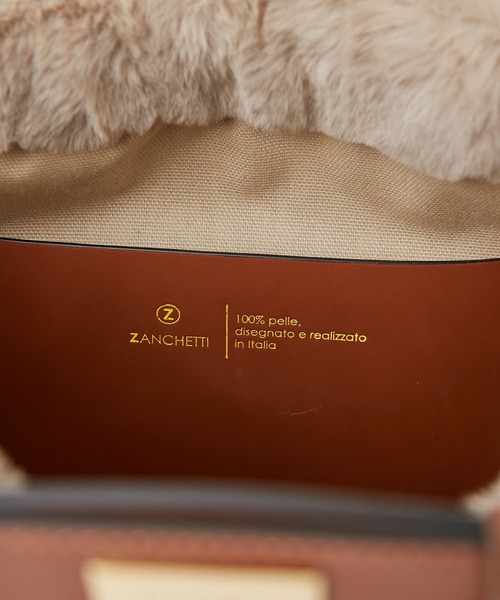 Zanchetti（ザンチェッティ）の「【ZANCHETTI】メッシュレザーバッグ/W SHOPPER（ハンドバッグ・レディース・ブラウン・FREE）」の10枚目の写真