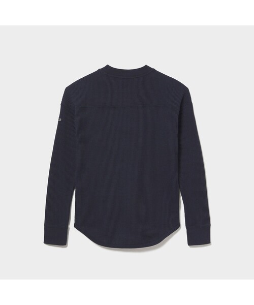 AIGLE（エーグル）の「吸水速乾 ワッフルドロップショルダー 長袖Ｔシャツ（Tシャツ/カットソー・レディース・ライトブルー/アイボリー/ダークネイビー・S/M/L）」の22枚目の写真