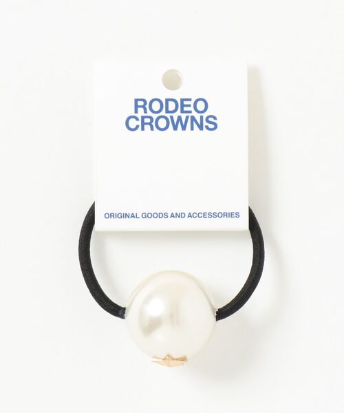 RODEO CROWNS WIDE BOWL(ロデオクラウンズワイドボウル)の「STARパールヘアゴム(ヘアゴム・レディース・オフホワイト・FREE)」の8枚目の写真