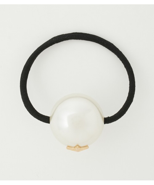RODEO CROWNS WIDE BOWL(ロデオクラウンズワイドボウル)の「STARパールヘアゴム(ヘアゴム・レディース・オフホワイト・FREE)」の3枚目の写真