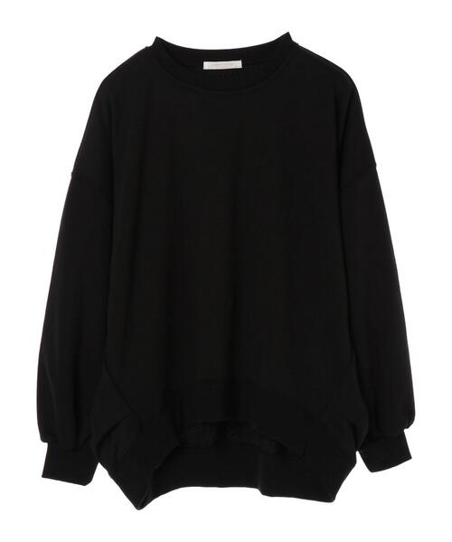 Green　Parks（グリーンパークス）の「袖ぽわ裏毛プルオーバー＊（Tシャツ/カットソー・レディース・ブラック/ベージュ/ブラウン/ブルー・FREE）」の8枚目の写真