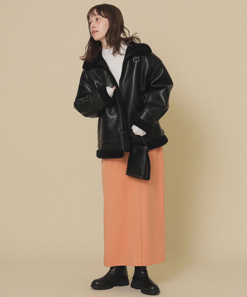 フェイクムートンボマージャケット 36 フェイクムートンボマージャケット 36 フェイクムートンボマー