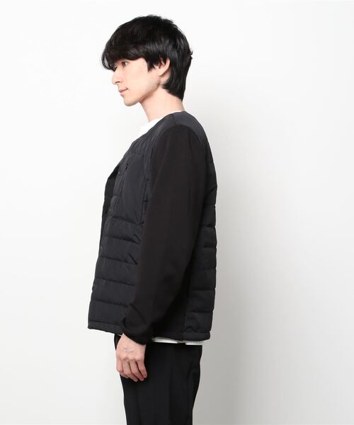 JEMORGAN ノーカラーダウンジャケット ブラック サイズXL JEMORGAN（ジェーイーモーガン）の「JEMORGAN ダウン×ストレッチ
