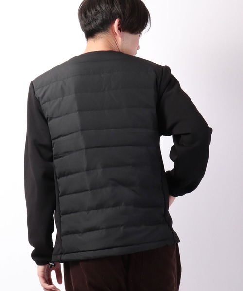 JEMORGAN ノーカラーダウンジャケット ブラック サイズXL JEMORGAN（ジェーイーモーガン）の「JEMORGAN ダウン×ストレッチ