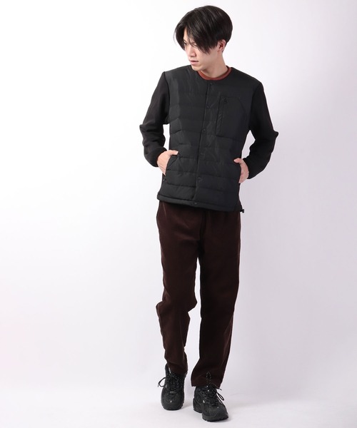 JEMORGAN ノーカラーダウンジャケット ブラック サイズXL JEMORGAN（ジェーイーモーガン）の「JEMORGAN ダウン×ストレッチ