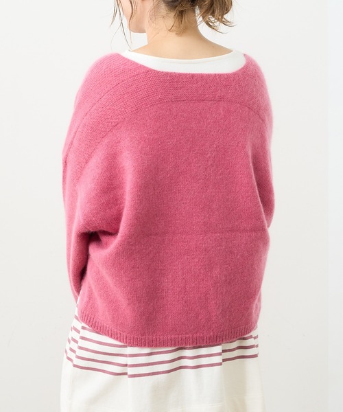 PUAL CE CIN（ピュアルセシン）の「ホワイトヤク カーディガン（カーディガン/ボレロ・レディース・アイボリー/ベージュ/ミント/ピンク/ライトピンク・FREE）」の13枚目の写真