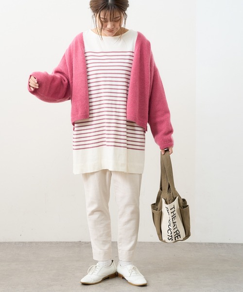 PUAL CE CIN（ピュアルセシン）の「ホワイトヤク カーディガン（カーディガン/ボレロ・レディース・アイボリー/ベージュ/ミント/ピンク/ライトピンク・FREE）」の14枚目の写真