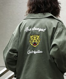 FREAK'S STORE | WEB限定 ビッグシルエット バック刺繍 コーデュロイショートブルゾン/チェーン刺繍(ブルゾン)