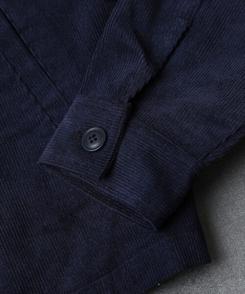 FREAK'S STORE（フリークスストア）の「WEB限定 ビッグシルエット バック刺繍 コーデュロイショートブルゾン/チェーン刺繍（ブルゾン・メンズ・ブラック/ネイビー/ブラウン/オリーブ・SMALL/MEDIUM/LARGE）」の19枚目の写真