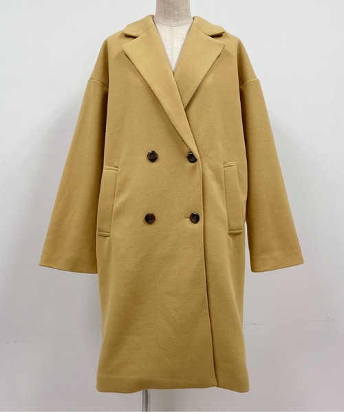 PICCIN(ピッチン)の「ダブルロングチェスターコート(その他アウター・レディース・ベージュ/イエロー/ブルー・M/L)」の14枚目の写真